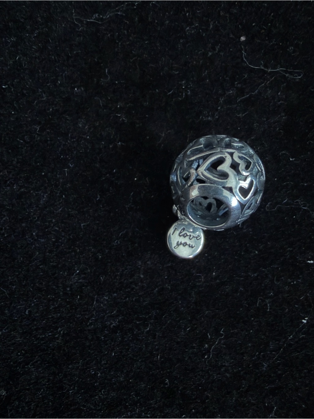 Openwork Love Hearts Charm - Picture 4 of 4